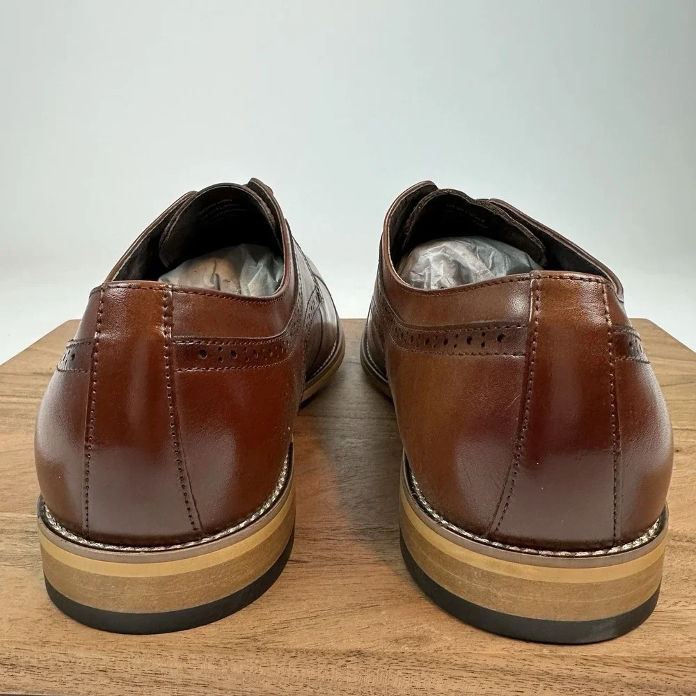 New Mens Stacy Adams Dickinson Cap Toe Oxford Leather Dress Shoes Size 14 D‎